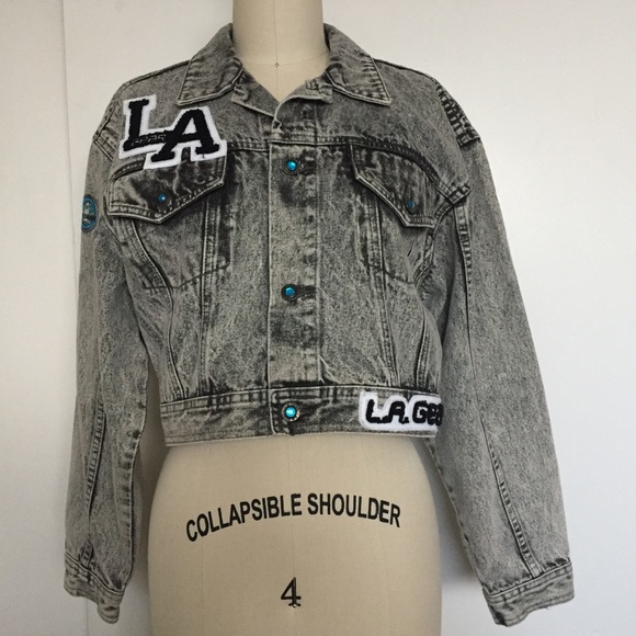 letterman jean jacket